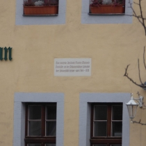 Gasthof Zum alten Schwan in der Gotthardtstraße in Erfurt