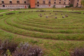 Labyrinthplatz auf dem Petersberg in Erfurt